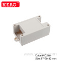 Plastic din rail electrical control enclosure surface mount junction box ip54 waterproof enclosure plastic custom enclosure